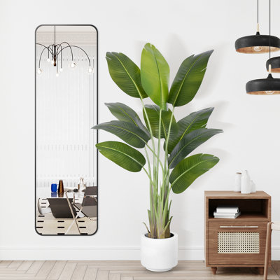5FT Artificial Tree, Faux Plants Artificial Bird of Paradise, Medium Fake Bird of Paradise Plants for Apartment Corner & Study Decor
