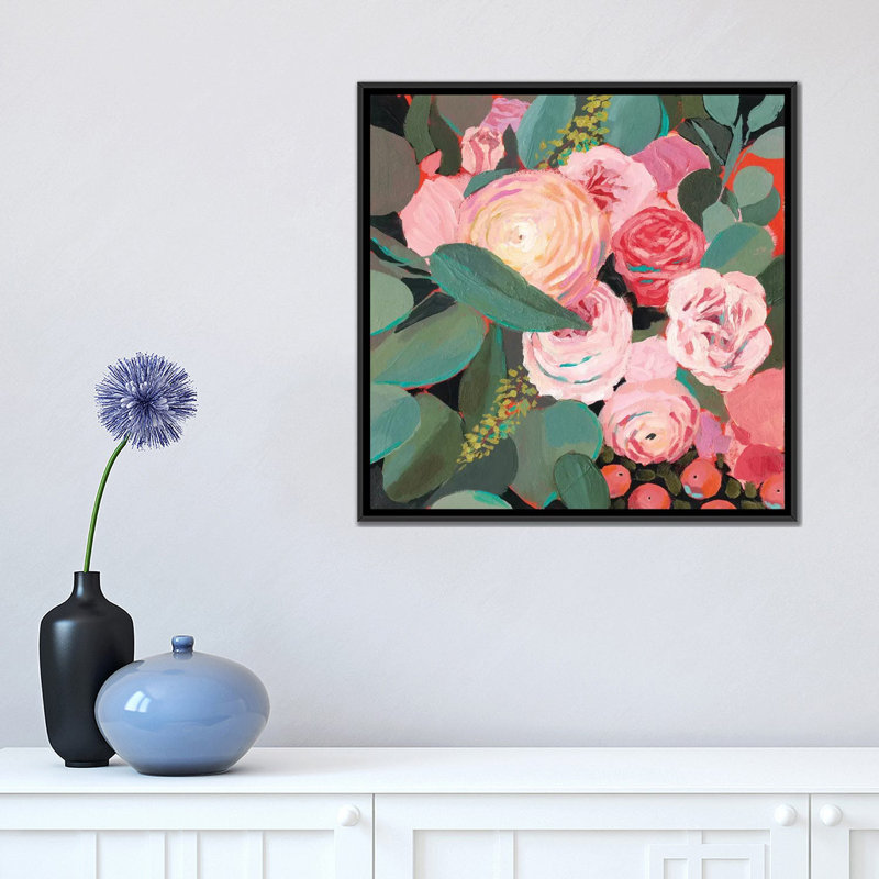 Eucalyptus Bouquet II by Victoria Borges - Wrapped Canvas Gallery-Wrapped Canvas Giclée, 18" H x 18" W x 1.5" D, No Matte