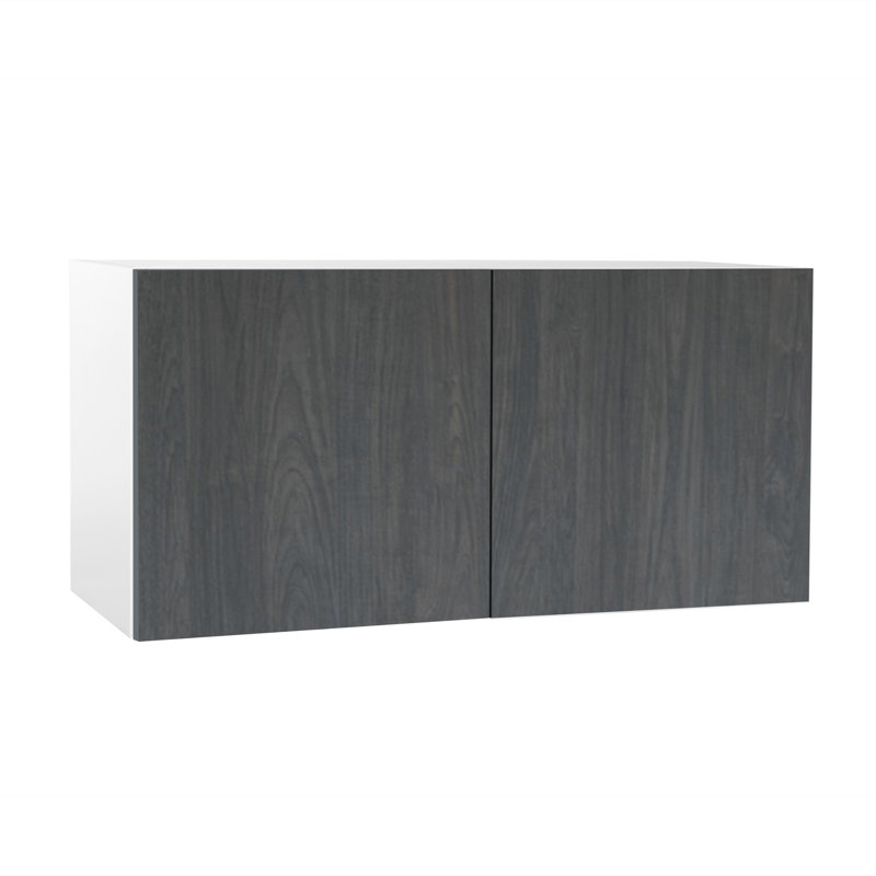 Armoire de cuisine murale à fixation rapide en carbone, H 12 po x l 36 po x P 12 po