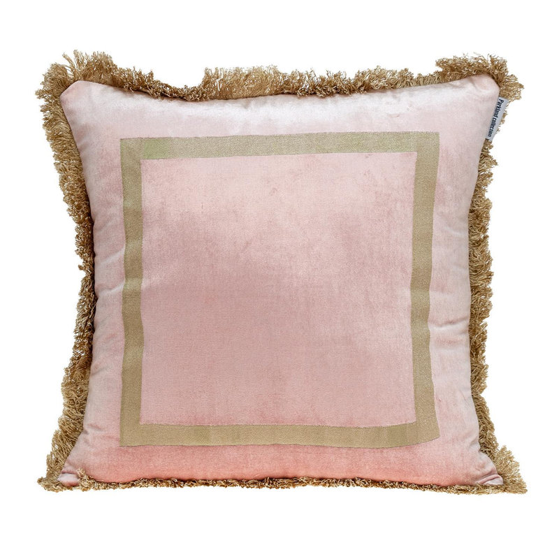 Coussin Boho, Rose