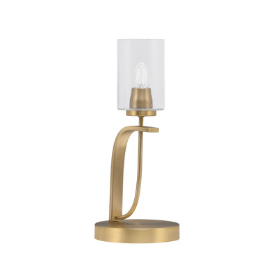 Lampe d'appoint Cavella illustrée d'un verre de 4 po