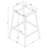 Chrome Backless Stool (Set Of 2)