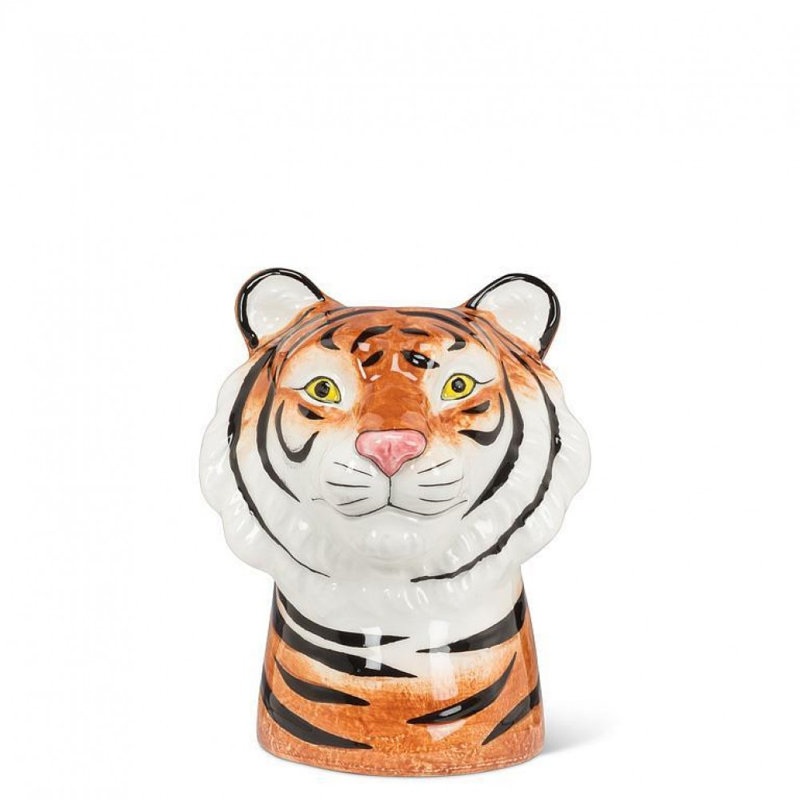 Vase majestueux tête de tigre