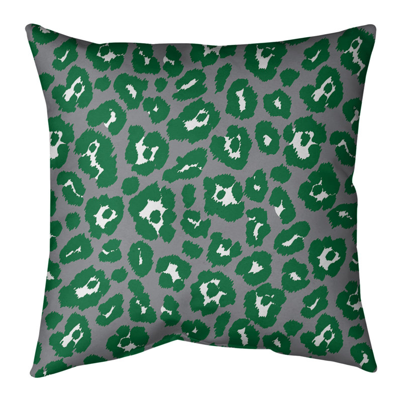 Housse de coussin carrée, Polyester filé, 16" x 16", Argent