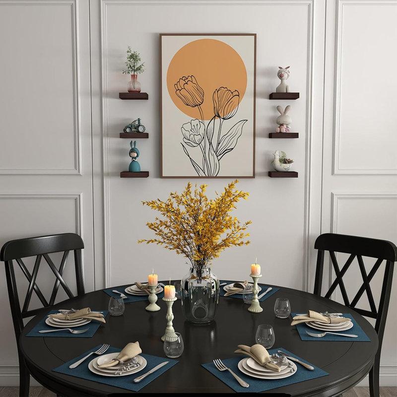 Petites tablettes flottantes pour mur