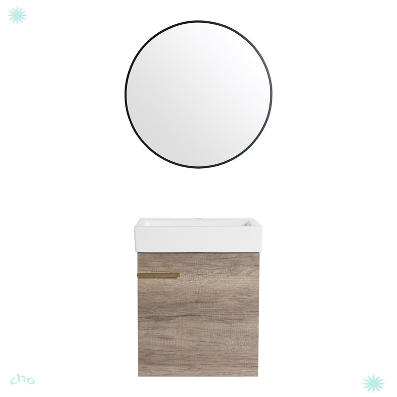 Meuble-lavabo 18 po avec lavabo supérieur