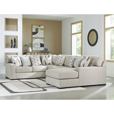 Croskey 4-Piece Sectional With Chaise