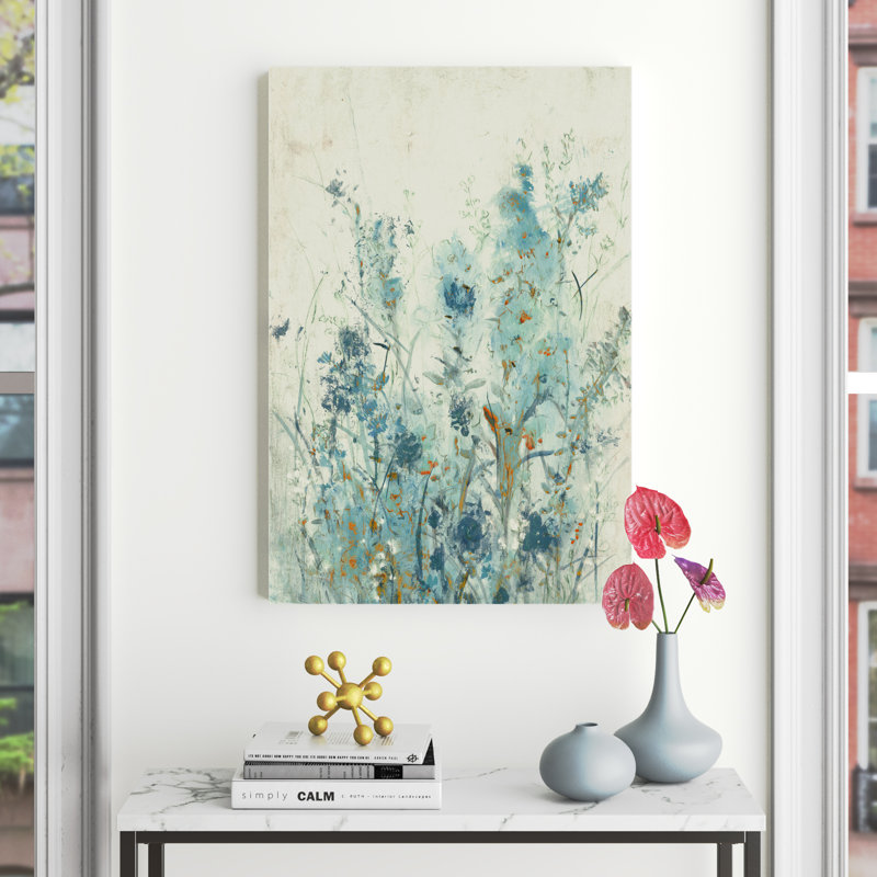 Blue Spring II by Timothy O' Toole - Painting, Wrapped Canvas, 46cm H x 30cm W