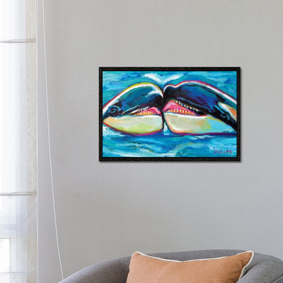 Orcas by Robert Phelps - Gallery-Wrapped Canvas Giclée on Canvas