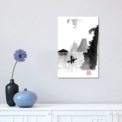 At Night On The River by Péchane - Painting on Canvas