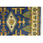 Tapis bleu / brun