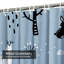 Rideau de douche à neige avec 12 crochets Winter Forest-1238777870
