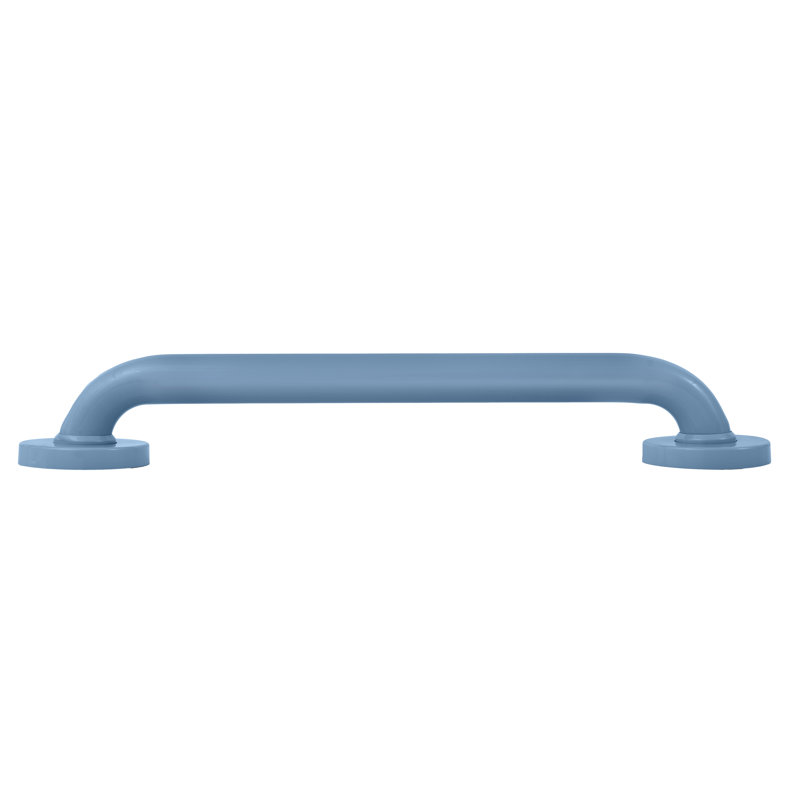 Barre d'appui en vinyle, Bleu clair, H 3,2 po x l 15,2 po