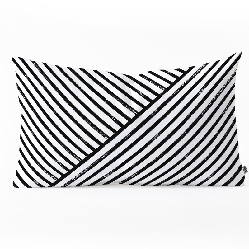 Coussin lombaire à rayures haines kelly