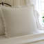 Evelyn White Cotton Quilted Portugese Sham