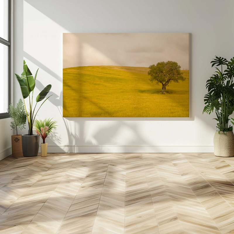 «Tuscan Fields», grande impression sur toile, H 36 po x l 54 po