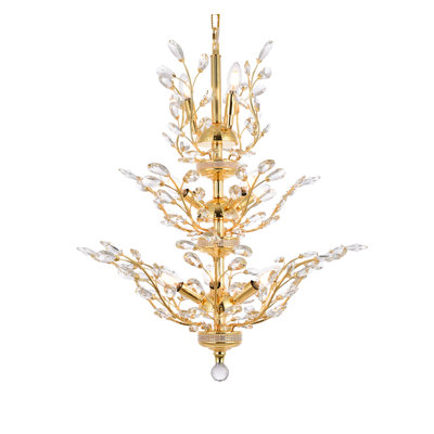 Stever 13 - Light Dimmable Tiered Chandelier