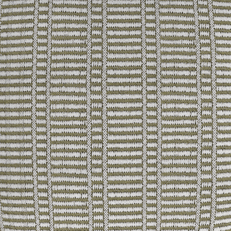 Pouf carré rembourré en polyester recyclé tissé de 20 po Safford, Naturel / travertin / blanc