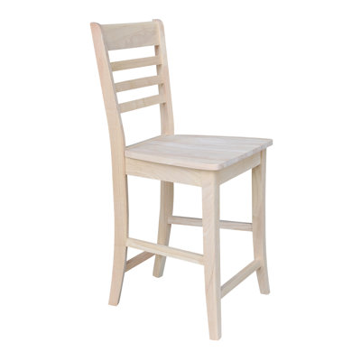 Guzik Solid Wood Counter Stool