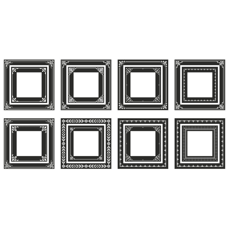 Abstract Non-Wall Damaging Wall Decal