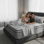 Matelas hybride simple 10 po dans une boîte, ferme moyenne, plateau serré, ressorts ensachés individuellement, support de bord-1600263037-1600263030