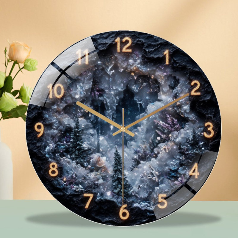 Horloge murale avec horloge murale 12 po
