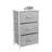 Hirasuna Sorbus 3 Drawers Nightstand with Steel Frame and Wood Top-81669356