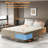 Luxury Medium Cooling Pocket Spring Hybrid Mattress in a Box - Gel Memory Foam, Individually Wrapped Coils-266985991-261236050