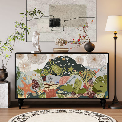 French-style retro minimalist sideboard