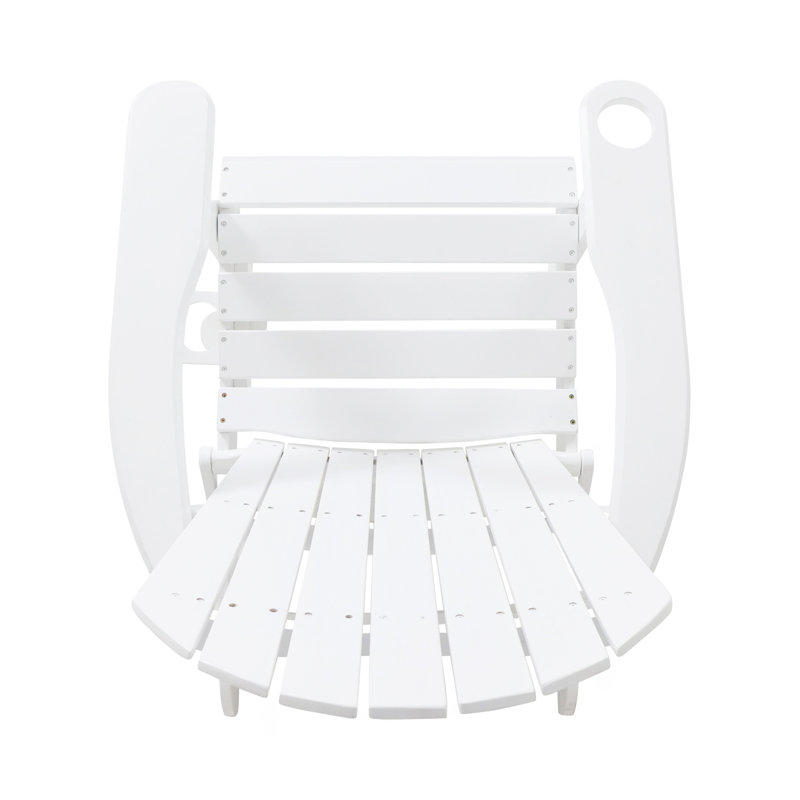 Chaise Adirondack de patio Bellwood, White