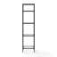 Bibliothèque de type étagère en acier de H 73 po x l 18 po Letia-318422667