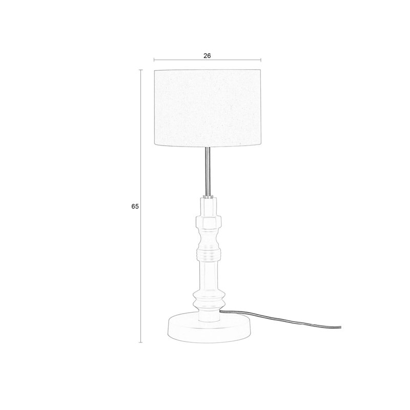 Lampe TotemTable, Rouge