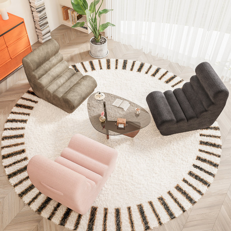 Leisure Sofa, Caterpillar Bean Bag Chair, Ergonomic Leisure Chair Single Sofa Suitable for Bedroom, Living Room, Office