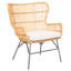 Fauteuil papillon en lin 28,4 po-814755549