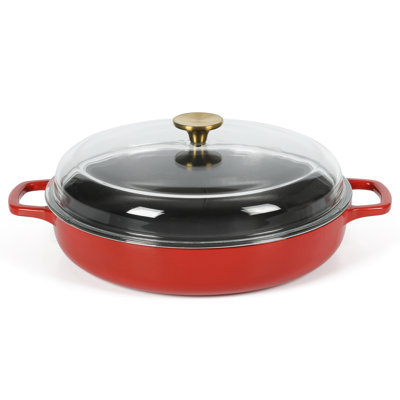 Braisière ronde en fonte émaillée avec couvercle Sur La Table