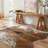 Isal Performance Hand Hooked Faux Cowhide Animal Print Indoor Rug-1928909353