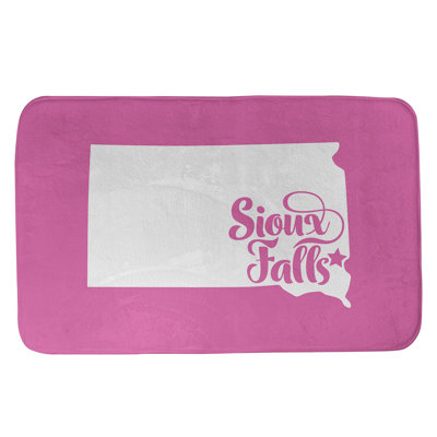 Tapis rectangulaire antidérapant pour salle de bain