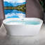 Cove 71'' x 32'' Soaking Acrylic Bathtub-54869127