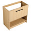 36" Bathroom Vanity, Freestanding Plywood Construction With 2 Doors, Water Resistance, Easy Assembly, American Design, Oak Sparkle Cabinet Plywood, Glow