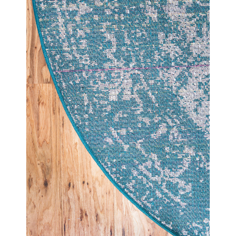 Oriental Area Rug, Oval 99 x 160cm