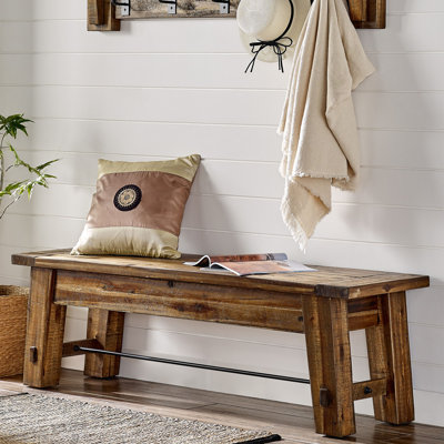 Durango 60" Solid Wood Entryway Bench