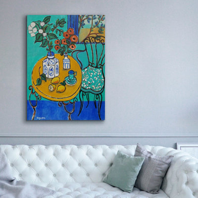 'Tablescape #1' by Holly Wojhan, Canvas Wall Art