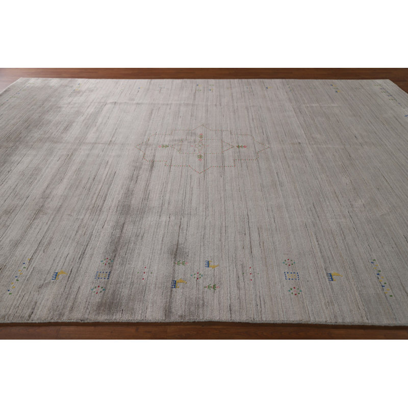 Tapis de salon fait à la main Gabbeh 9 x 12