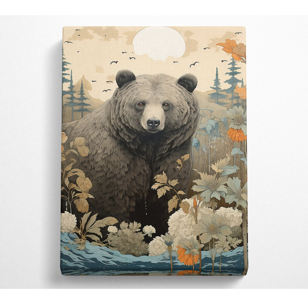 Kunstdruck Bear Waves