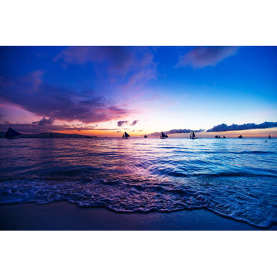 Colourful Sunset - Wrapped Canvas Print