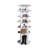 Spinning Shoe Rack,Free Standing 360° Revolving Shoe Organizer,High Bottom Design Shoe Tower-1124175864