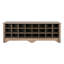 Banc de rangement pour 24 paires de chaussures, banc de vestibule, rangement pour vestibule et banc de rangement pour jusqu'à 24 paires de chaussures, P 15,5 po x l 60 po x H 20,25 po, gris-28892815