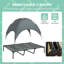 Lit pour chien surélevé portatif avec abat-jour de protection UV Pawhut, 48 po-363883773