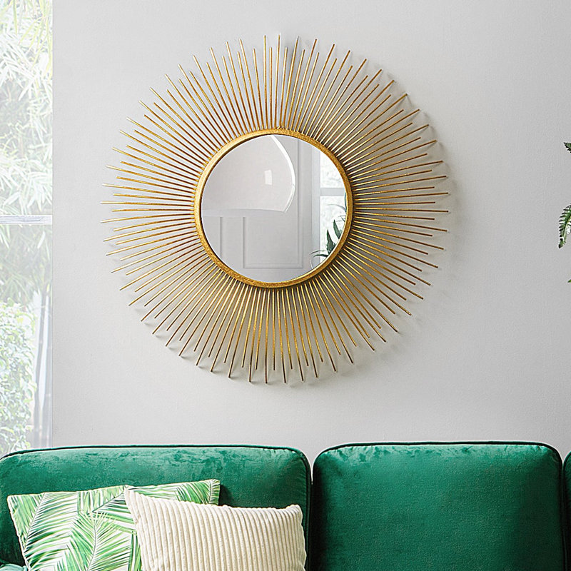 Allyssa Metal Flat Wall Mirror