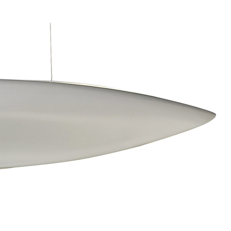 Coles 6 - Light Silver Bowl Pendant